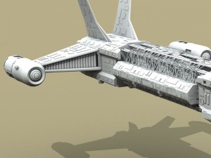 spaceship Modèle 3D