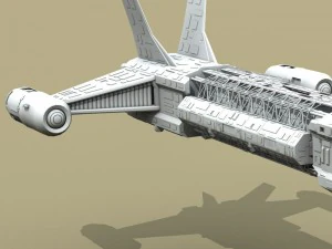 spaceship 3D Model