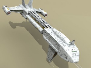 spaceship Modèle 3D