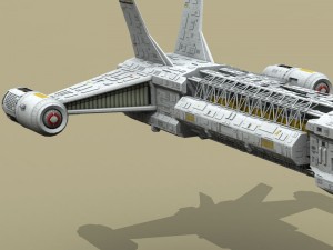 spaceship Modèle 3D