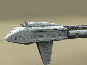 spaceship Modèle 3D