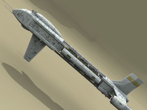 spaceship Modèle 3D