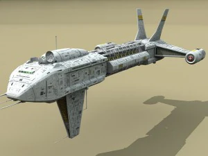 spaceship 3D Model