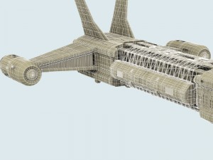 spaceship Modèle 3D