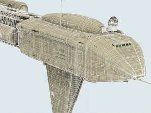 spaceship Modèle 3D