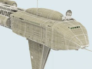 spaceship 3D Model