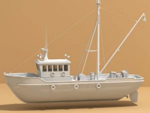 fishing boat 3D Model
