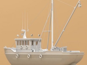 fishing boat Model 3D