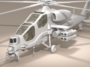 agusta a129 mangusta Model 3D