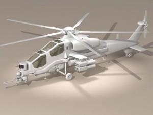 agusta a129 mangusta 3D Модель