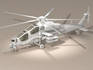 agusta a129 mangusta 3D Model