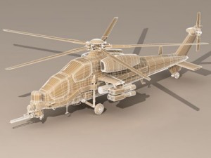 agusta a129 mangusta 3D Модель