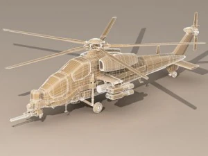 agusta a129 mangusta 3D Model
