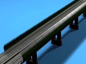 highway viaduct Modello 3D