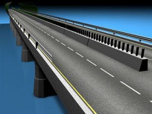 highway viaduct Modello 3D