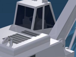 excavator Modello 3D