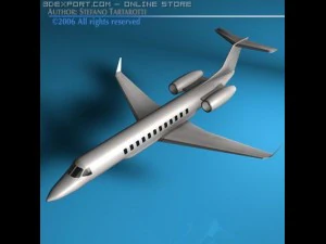 Businessjet 3D Modell