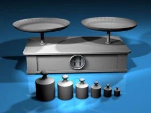 equilibrio roberval Modello 3D