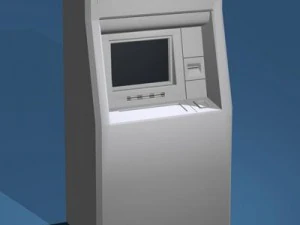 caixa eletr&ocirc;nico biom&eacute;trico Modelo 3D