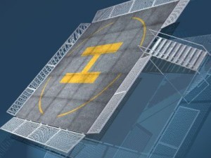 helipad 3D-Modell