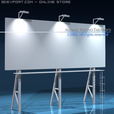 billboard3 Modelo 3D .c4d .max .obj .3ds .fbx .stl .blend 