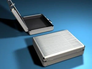 aluminium suitcase 3D Model