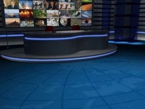 tv news studio 3D Model