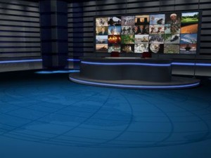 tv news studio 3D Model