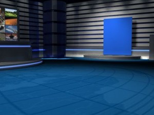tv news studio 3D Model