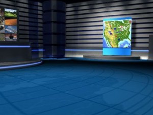 tv news studio 3D Model