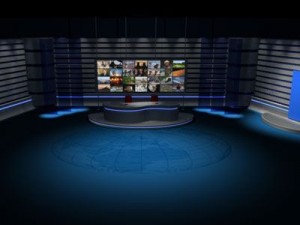 tv news studio 3D Model