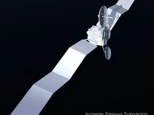 satellite Modèle 3D