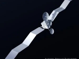 satellite Modèle 3D