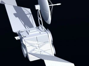 satellite Modèle 3D