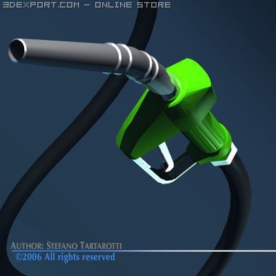 gas nozzle Model 3D .c4d .max .obj .3ds .fbx .stl .blend 