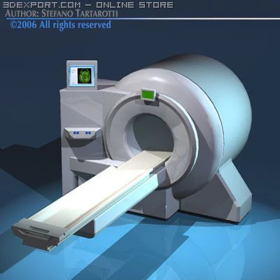 magnetic resonance scanner 3D Model .c4d .max .obj .3ds .fbx .stl .blend 