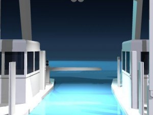 highway pay toll building Modelo 3D