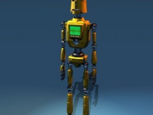 comic robot 3D Model