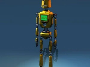 コミックロボット 3Dモデル