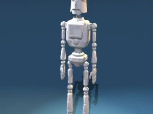 コミックロボット 3Dモデル