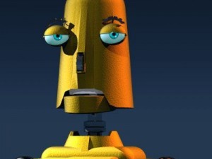 comic robot 3D Model