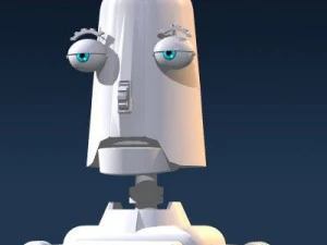 コミックロボット 3Dモデル
