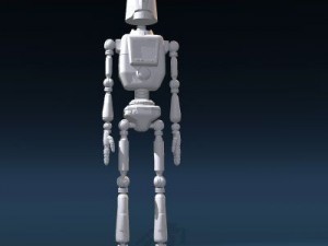 comic robot 3D Model