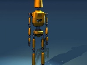 comic robot 3D Model