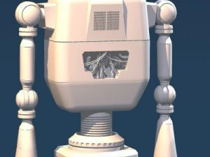 コミックロボット 3Dモデル