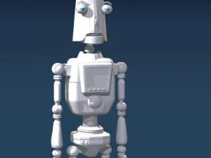 コミックロボット 3Dモデル