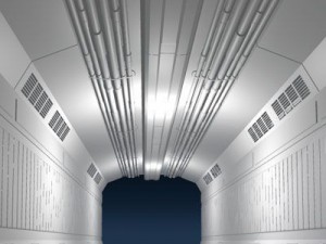 science fiction corridor 3D Модель