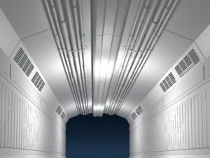 science fiction corridor 3D Model