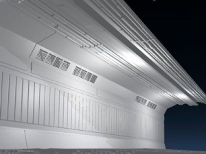 science fiction corridor 3D Модель