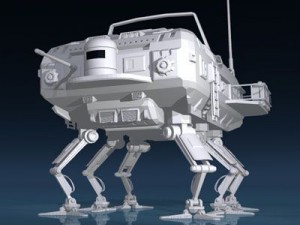 sc fi desert rover with legs 3D Модель